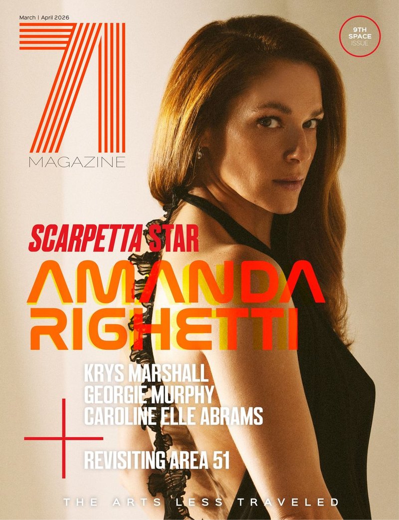 Amanda Righetti for 71 Magazine, March/April 2026 Space Issue