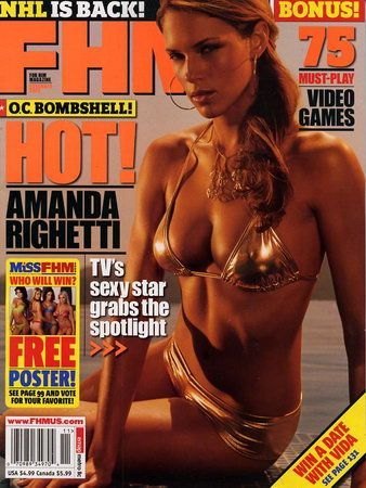 Amanda Righetti for FHM Magazine, November 2005